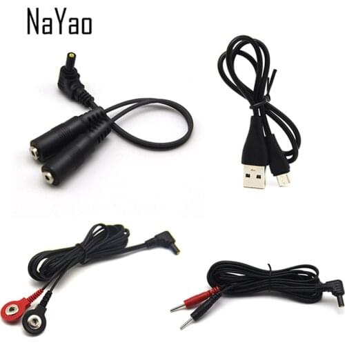 Cable for USB charging Output transfer Accessory connect High Performance Electric Shock Host Sex Toys Medical Themed DJXP001-C