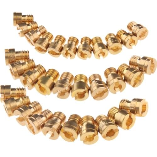 Carburetor Main Jet Injectors Nozzles Round Head 72 74 75 76 78 80 82 85 87 88 for Keihin GY6 50cc Carb