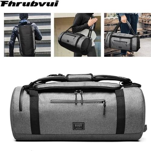 Fashion Gym Bag Multifunction Mens Gym Sports Bag Women Fitness Sport Bag Backpack Shoe Compartment for Travel Yoga Training