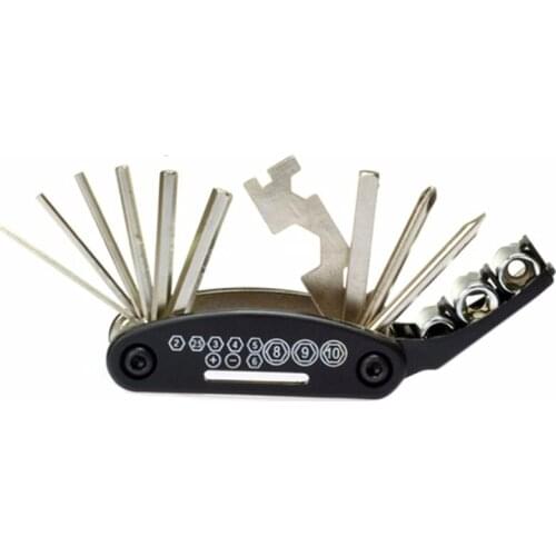 HONGFA 16 in 1 Multifunction Bicycle Repair Tools Kit Hex Spoke Cycling Screwdriver Tool MTB Mountain Cycling Bike Repair Tool