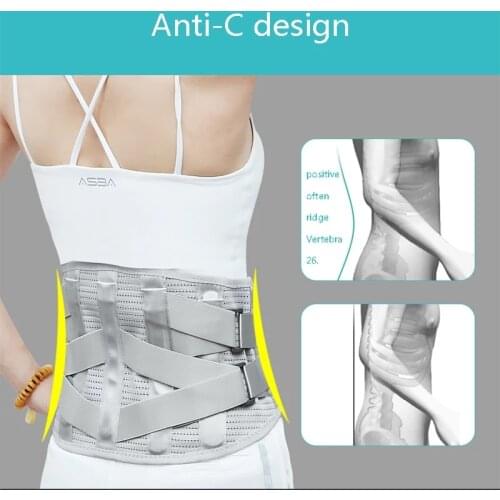 Immediate Relief for Back Pain Herniated Disc Sciatica Scoliosis Breathable Mesh Design with Lumbar Pad Adjustable Support Strap