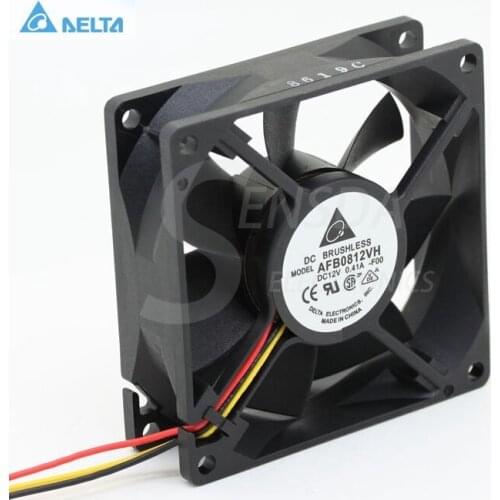 For delta AFB0812VHB -F00 8cm 80mm 8025 0.41A DC 12V axial cooler Server Inverter Cooling fans