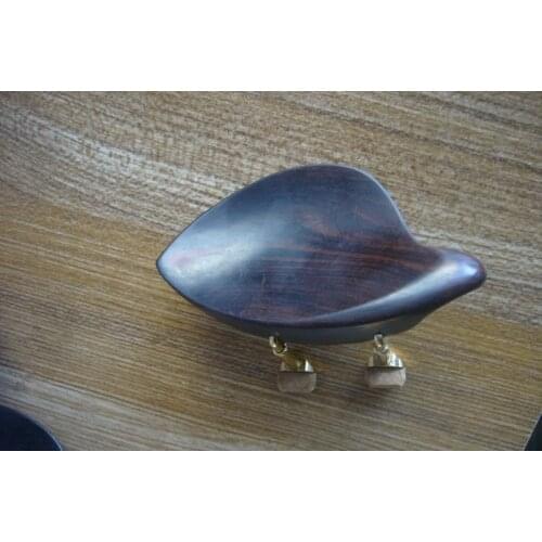 Special shape violin chin rest 4/4 size with clamps