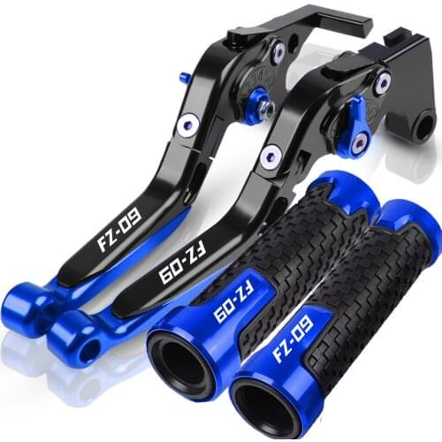 Motorcycle Adjustable Extendable Brake Clutch Levers Handlebar Hand Grips FOR YAMAHA FZ 09 FZ09 13-21 2020 2019 2018 2017 2016