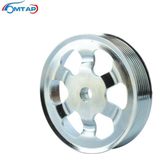 MTAP Power Steering Pump Belt Pulley Use For 7PK 7-Ribs Belts For HONDA CIVIC FA1 FD1 1.8L 2006-2011 CRV ACCORD ODYSSEY