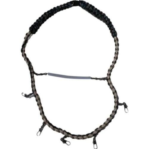 Fly Fishing Paracord Lanyard Carp Coarse Fishing Neck Strap Tackle Accessory