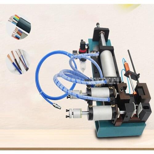ZC-305 Pneumatic Stripping Machine Quality Cable Peeling Machine High Efficiency Multi-Core Sheathed Wire Twisting Machine 220V