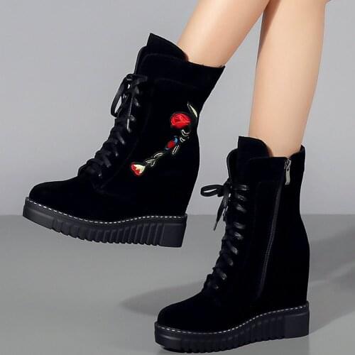 YANYANYIYI Women's Hidden Platform Shoes