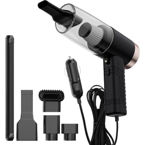 80% Hot Sale Vacuum Cleaner 120W Wet Dry Dual-use ABS Strong Suction Dust Remover For Car Vacuum Cleaner автомобильные товары