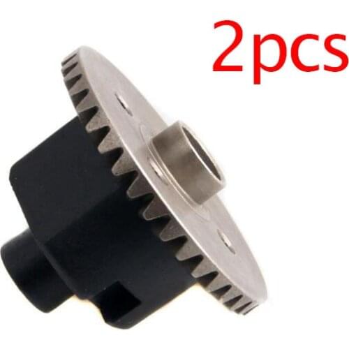 Free Shipping 2pcs HSP 18009 front/rear axles gear 38T bevel gears spare parts for 94180 1/10 RC Crawler car truck