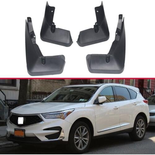 For Acura RDX 2019 2020 Mud Flaps Splash Guards Fender Mudguard Kit Mud Flap Splash Guards Mudguard Car styling 4PCS
