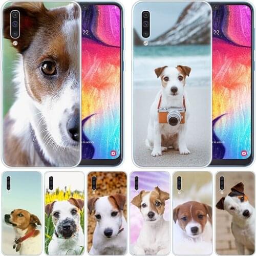 Luxury Silicone Case Jack Russell Terrier Dog for Samsung Galaxy A50 A70 A80 A40 A30 A20 A10 A20E A2 CORE A9 A8 A7 A6 Plus 2018