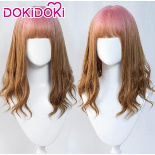 DokiDoki Anime Cosplay Wig SSSS.GRIDMAN Yume Minami Wig Women Long Hair Anime Cosplay Wig SSSS.GRIDMAN Yume Minami