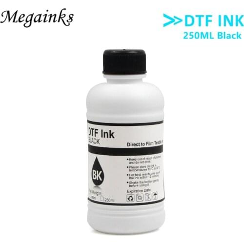DTF INK 250ML For Dirent printer film for Epson L1800 L800 L805 DX5 DX7 I3200 I4720 I5113 Printhead BK C M Y WH & CL available