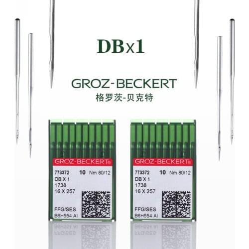 100PCS GROZ BECKERT DBX1 Computer Flat Sewing Machine Needles For All Brand Industrial Lockstitch Sewing Machine Parts