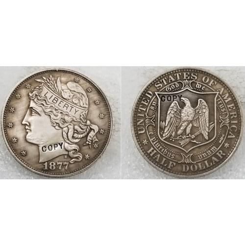 COPY REPLICA 1877 Half Dollar Patterns COINS COPY