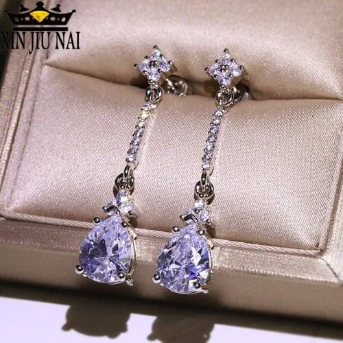 Diamond-shaped pendant exudes luxury Royal nobility Exquisite Crystal Charms Girlfriend birthday Christmas commemorative gift