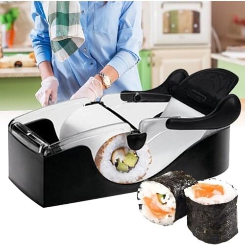Sushi Roll Machine DIY Rice Roll Mold Perfect Knife Simple Sushi Machine Sushi Roll Machine Kitchen Gadgets