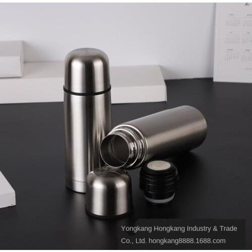Fashionable high-end car bullet head water cup portable double-layer insulation stainless steel vacuum insulation water cup