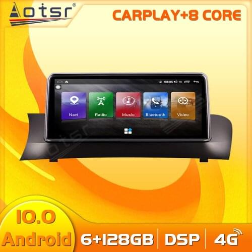10.25“ Android 10 Multimedia Car Auto Audio Vedio Radio Stereo Player For BMW X3 F25 X4 F26 CIC NBT 2011-2017 GPS Navi Head Unit