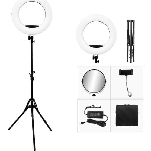 Original Yidoblo FS-480II Led Ring Light Kit Selfie Makeup Lamp 18inch Photography Lighting 48W Led Video Studio Light 5500K
