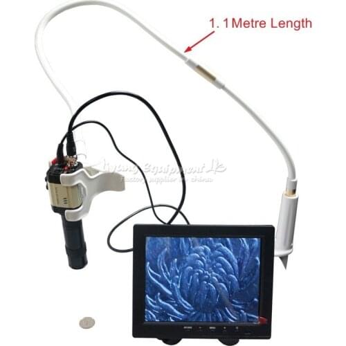 New LY Python CCD system with 8 inch monitor memorable alloy with lengthen stick for BGA CNC SMT Desktop working 110cm length