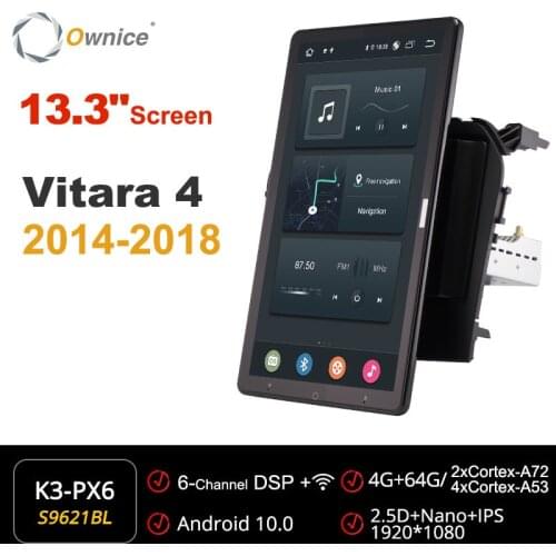 Ownice 1920*1080 Android for Suzuki Vitara 4 2014 -2018 Car Radio Auto Multimedia Video Audio head Unit 13.3" IPS Rotatable