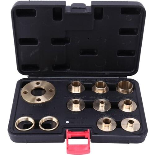 Practical Screwdriver Set /Set Brass Template Router Guides Kit with Lock Nut Adapter Router Accessory Decoration Tool