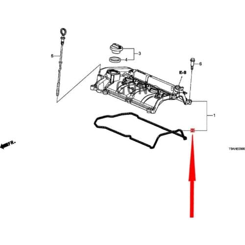 Cylinder head cover gasket 2020-Hon daC ITY FIT VEZ ELX RV valve cover gasket valve cylinder head gasket rubber ring