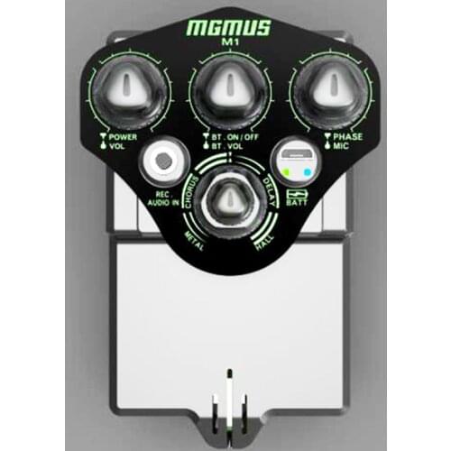 Top quality MGMUS M1 acoustic pickup EQ Strengthen the vibration preamp free shipping Bluetooth resonance pickup EQ