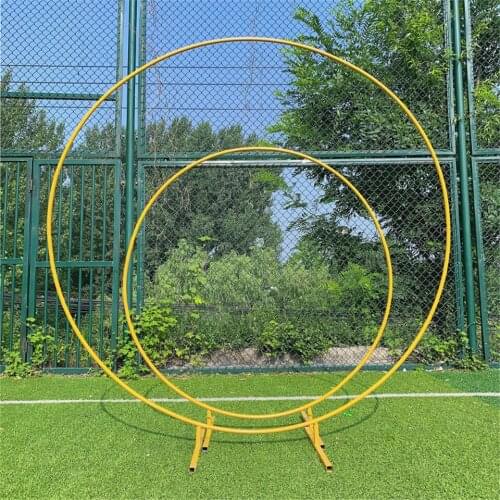 Round Arch Balloon Support Kit Metal Circle Balloon Arch Stand Bow for Balloons Birthday Decorations Wedding Backdrop Decoration