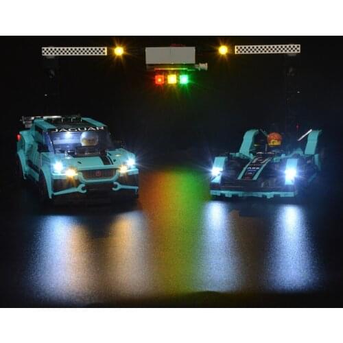 Light Set For Speed Champions 76898 Formula E Racing GEN DIY Toys Set (Not Included Building Blocks)
