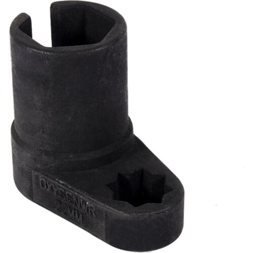 Universal Black 22mm 1/2'' Oxygen Sensor Offset Removal Flare Nut Socket Wrench Tool Automobile Motorcycle Car Repair Tool