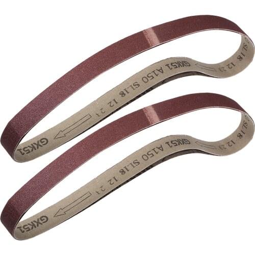 Uxcell 4pcs 1-inch X 30-inch(25mm X 765mm) Sanding Belt 150 Grit Aluminum Oxide to wood, plastic, fiberglass steel etc