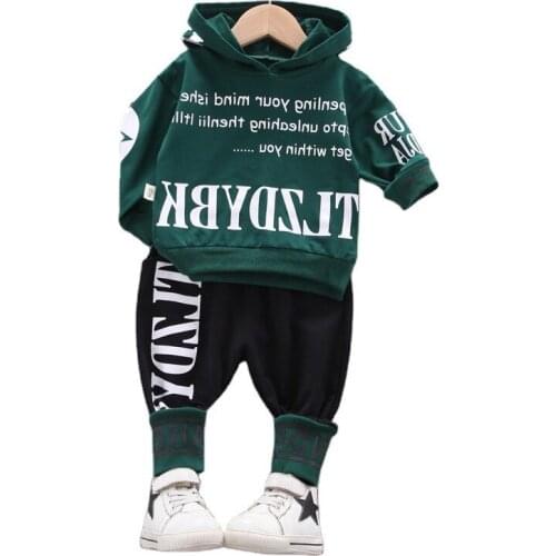 Spring Autumn Baby Boys Girls Clothes Fashion Children Casual T-Shirt Pants 2Pcs/sets Cotton Costume Kids Tracksuit 0-5 Ages