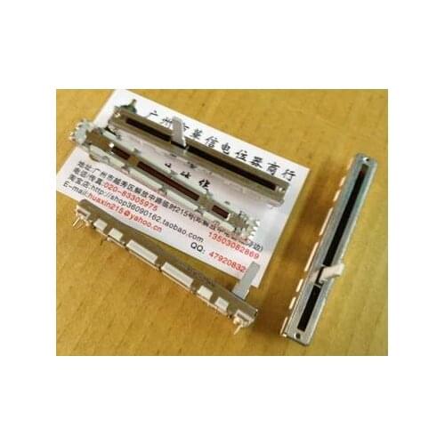 Japan ALP 7.5cm single straight slide potentiometer Switch A20K shaft length 15MM