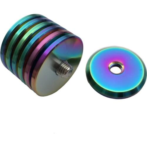 1pc Archery Compound Bow Stabilizer Weight Stainless Steel Balance Bar Rod End Damper Colorful Balance Weight