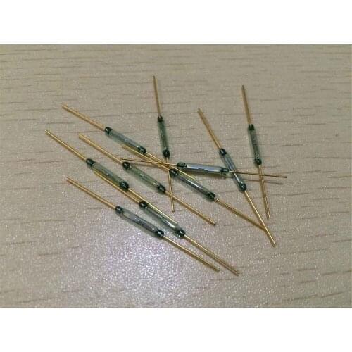10PCS Magnetic Sensor N/O Contact Glass Reed Switch Magnetic Induction Switch MKA10110 MKA14103 100V 0.5A
