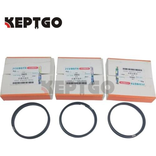 3 Sets Piston Rings STD 72mm for Kubota Tractor Diesel Engine D905