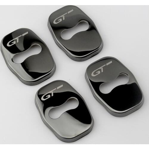 4PCS Car Door Lock cover Protect Buckle Cover Latch Stop Anti Rust Car accessories for Peugeot 308 408 5008 3008 207 for Citroen