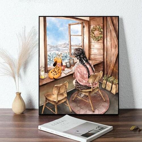 Diamond Painting Cartoon Painting Full Square Round Diamond Embroidery Mosaic Cross Stitch Exquisite Home Decoration Gift 5D DIY