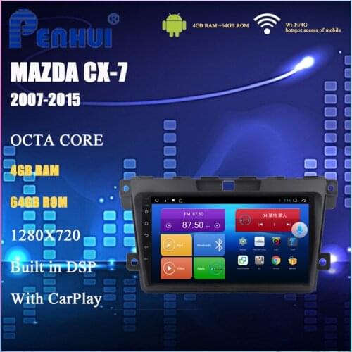 Car DVD for Mazda CX-7 (2008-2015) Car Radio Multimedia Video Player Navigation GPS Android 10.0 double din 5.0