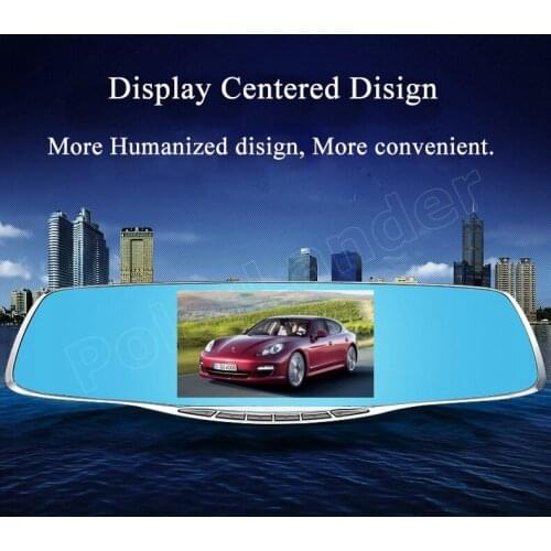 4.3 inch car rearview mirror DVR camera recorder camcorder video digital dash cam black box high quality