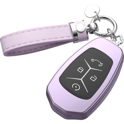 Car Key Case Cover shell New Energy Modification Is Suitable for Lingke 01 New Lingke 02 Lingke 03