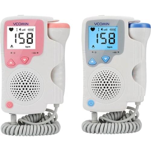 Prenatal Fetal Doppler Baby Heartbeat Monitor Baby Heart Rate Detector Sonar Doppler No Radiation For Pregnant Dropshipping