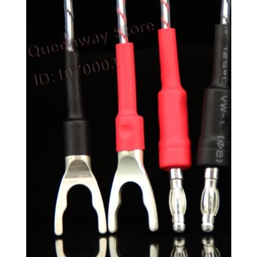 HiFi hi-end hiend 4PCS/1Set Nordost HIFI speaker hard drive speaker connected bright cable speaker Speaker split cable