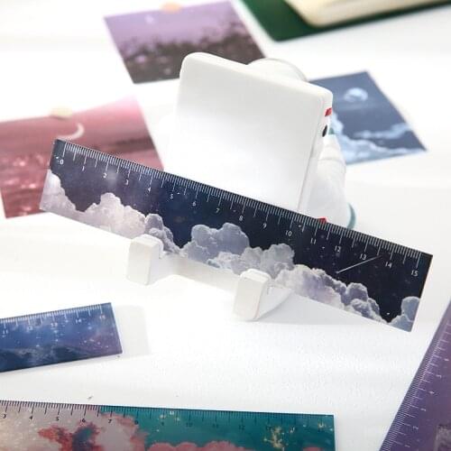 INS Kawai acrylic Straight Rulers Kawaii School Office Supplies Planner Accessories Student Prize Drawing tools
