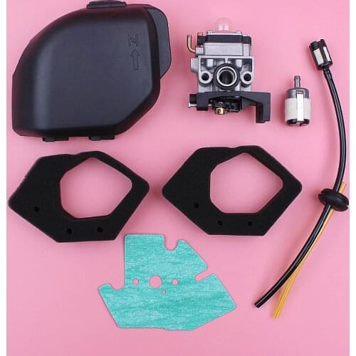 Carburetor Carb For Honda GX25 GX25NT HHT25S Lawn Mower Engine Spare Part Air Filter Cover Assy Fuel Filter Line Grommet Kit