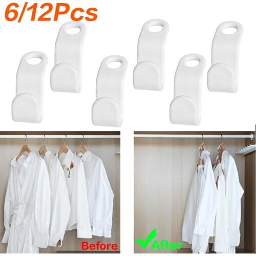 Wardrobe Space-saving Clothes Stack Hanger Connector Multi-function Mini Hanger Linking Hook Bedroom Closet Storage Organizer