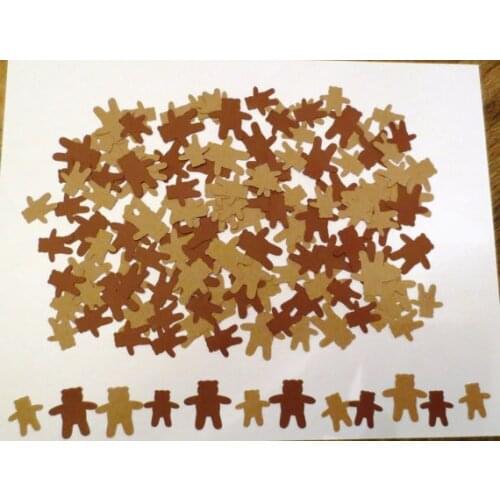 Teddy Bear Die Cut Confetti wedding birthday bridal baby shower party Table decor scrapbooking Confettis